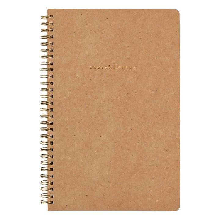 Church Notes Co. - Wholesale Notebook - Kraft Church Notes Bible Study Notebook