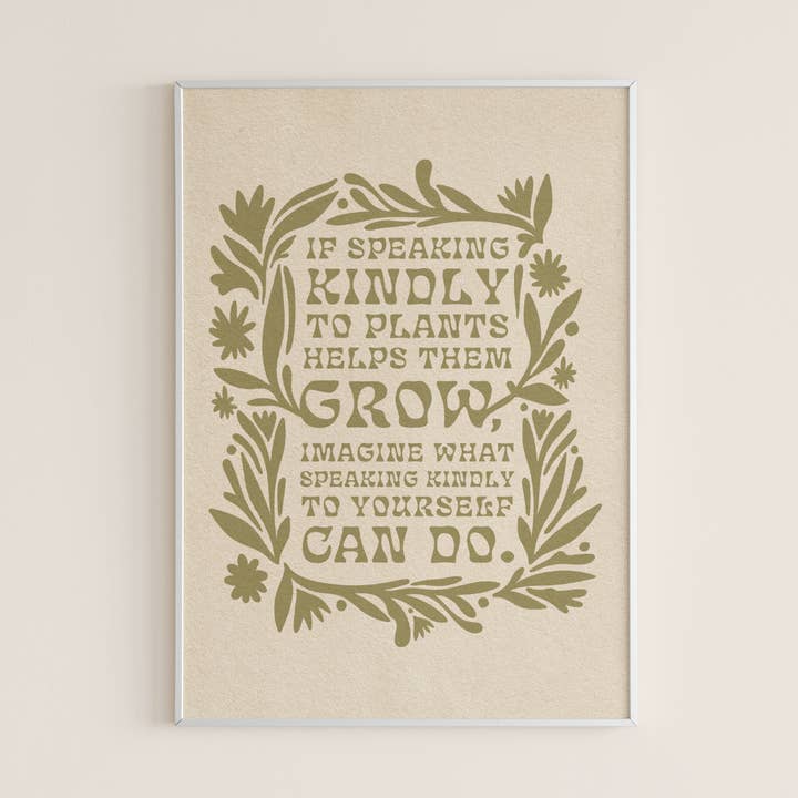 The SoulShine Co. - Venta al por mayor Ilustración - Speaking Kindly - Imprimir1