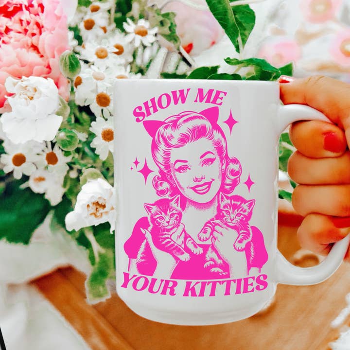 Ace the Pitmatian Co - Vente Tasse à café - Show Me Your Kitties Mug0