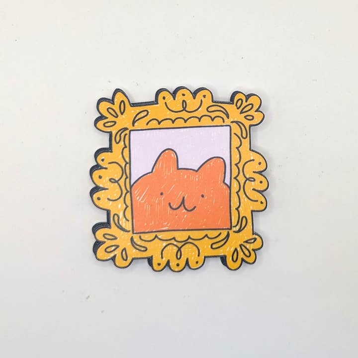 lauradzeng - Wholesale Sticker - Framed Cat Portrait Vinyl Waterproof Sticker4