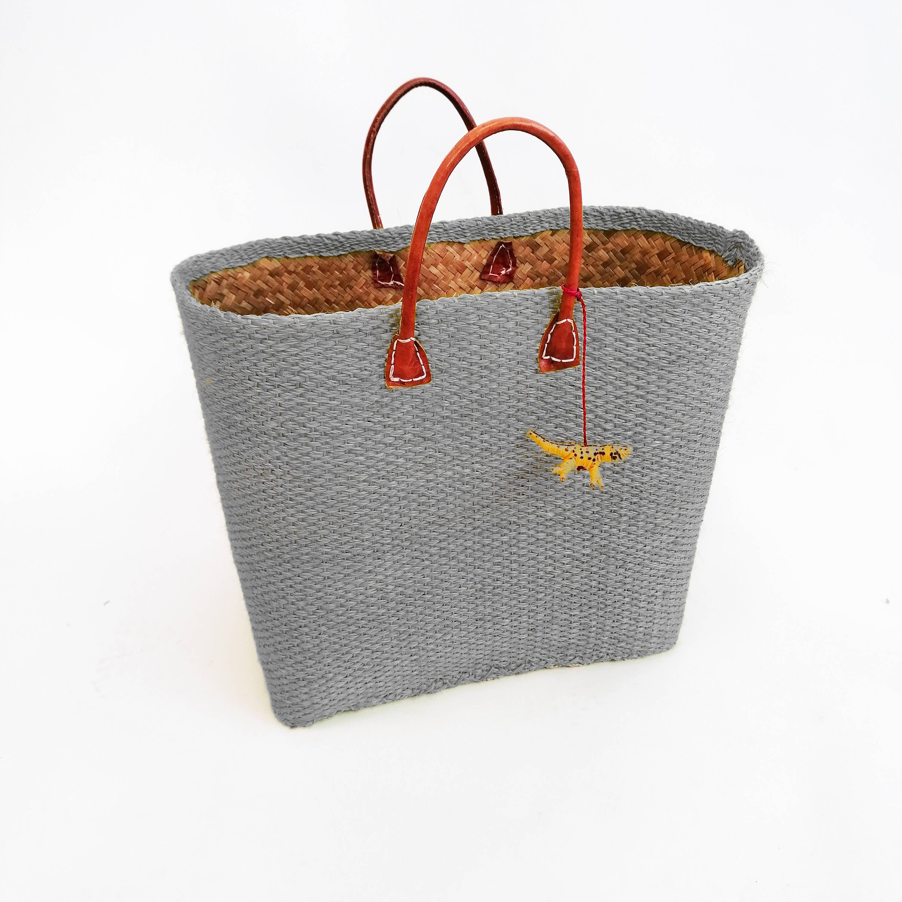 Le comptoir de la plage - Vente Sac de plage - Panier artisanal Sisal "Tana", à l'unité6