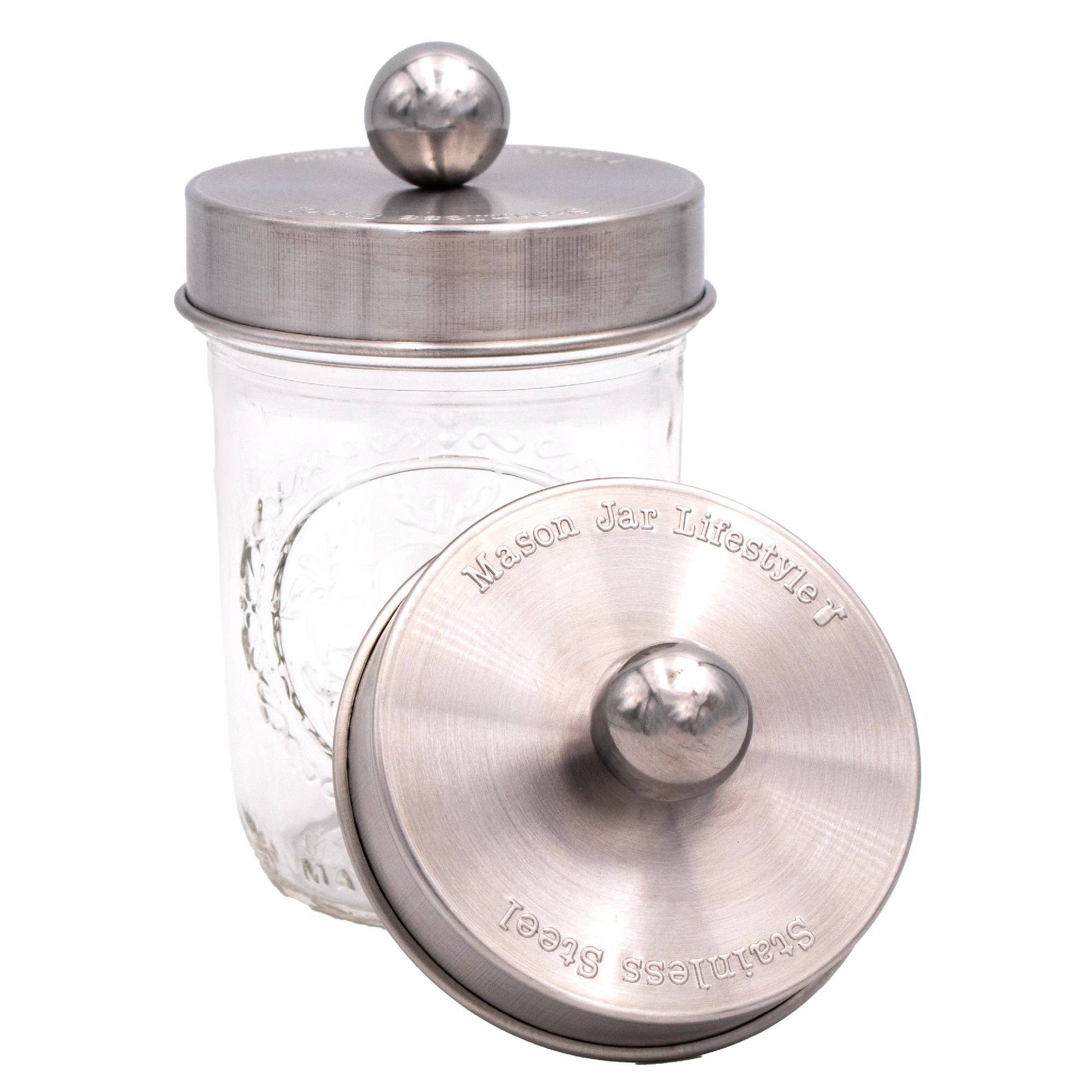 Mason Jar Lifestyle - Wholesale Canister - Apothecary Stainless Steel Lid for Mason Jars2