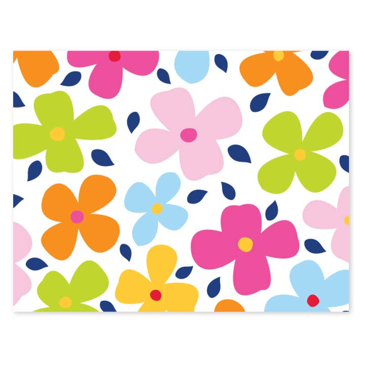 MULTI FLOWER BOUTIQUE FOLDOVER CARDS for wholesale by Donovan Designs