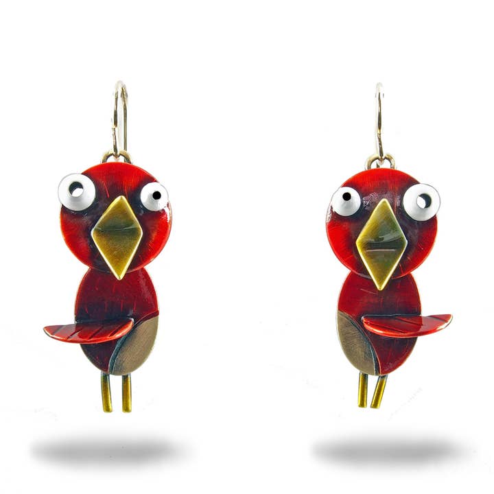 Songbird Earrings for wholesale by Chickenscratch