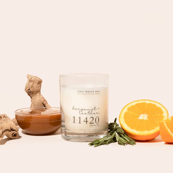 11420, Vela de soja de coco de bergamota + para venta al por mayor de Cali Meets NYC