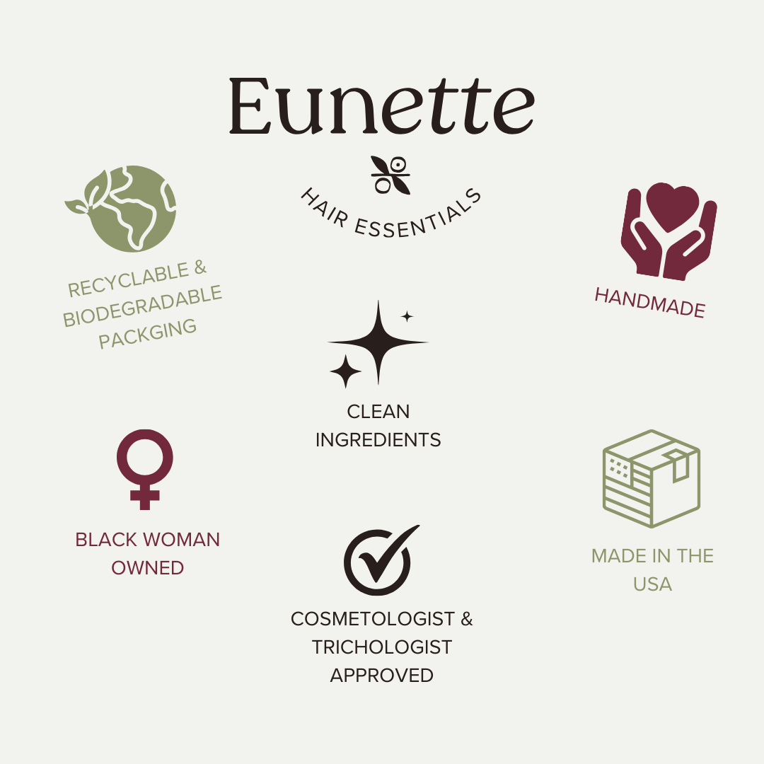 Eunette Hair Essentials – wholesale Behandling för hår och hårbotten – Salt- och oljeskrubb för hårbotten, mjällborttagning, förbehandling - 8 oz7