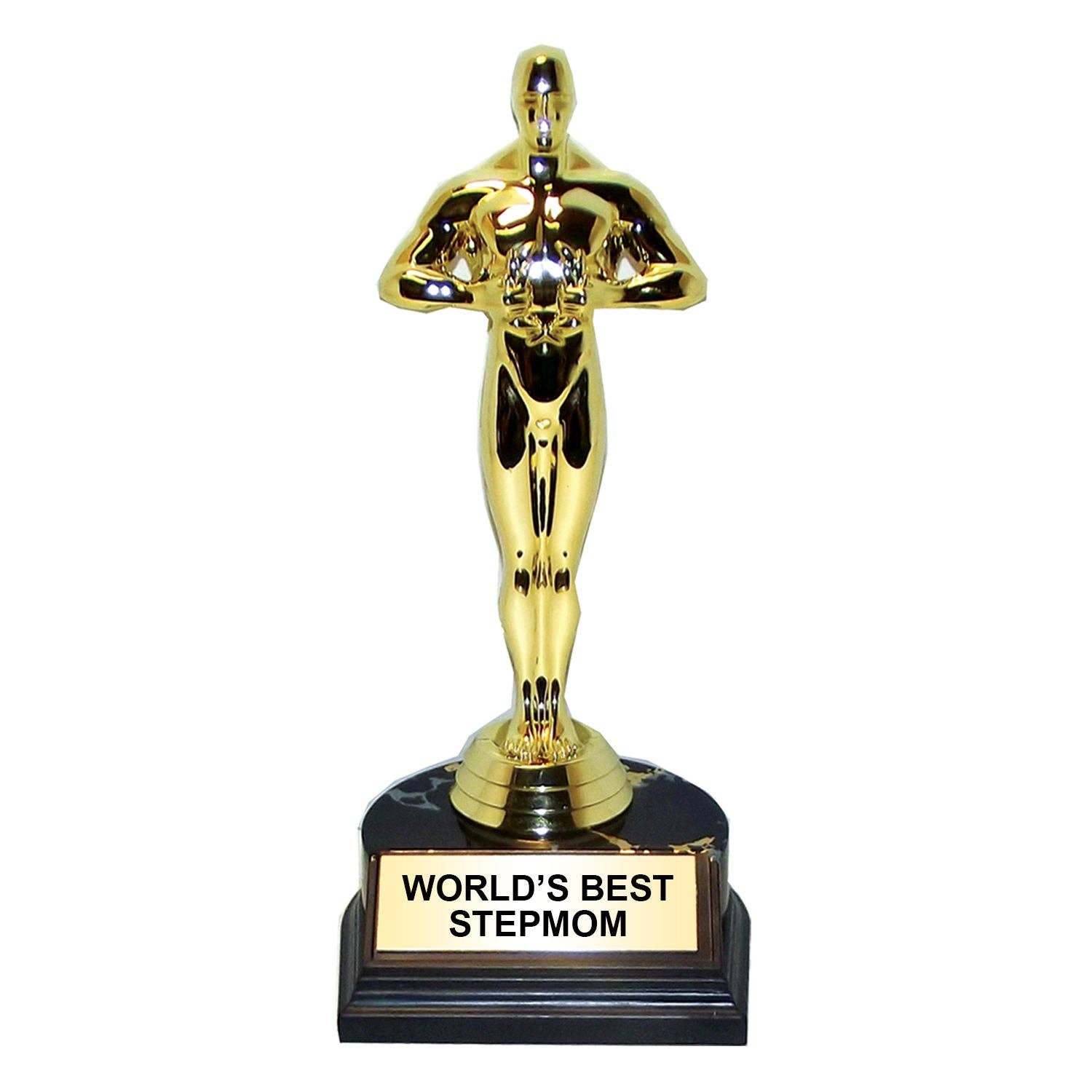 AAHS Enterprises - Wholesale Decorative Figurine - Trophy - World's Best Step Mother - Gold - (7 inches)0