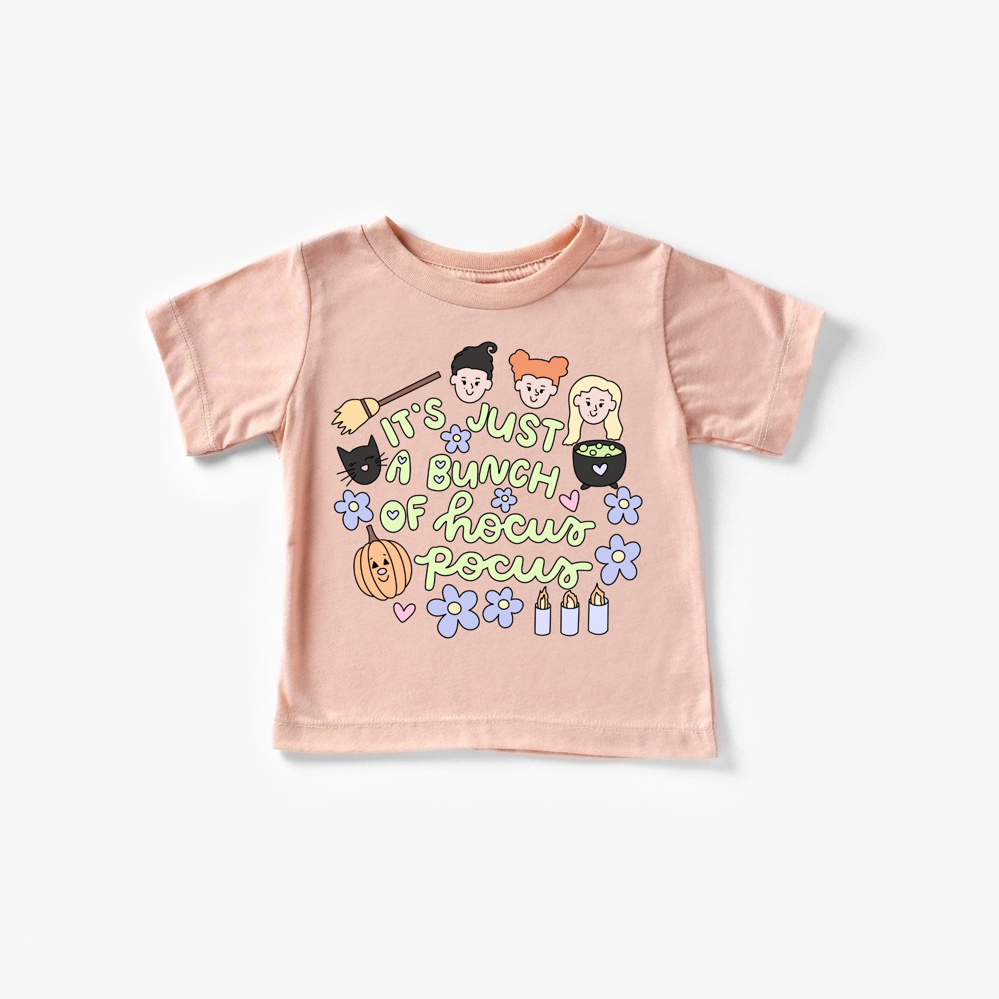 Benny & Ray Apparel - Vente T-shirt sérigraphié – enfant - C'est juste un tas de chemises Hocus Pocus pour tout-petits et jeunes0