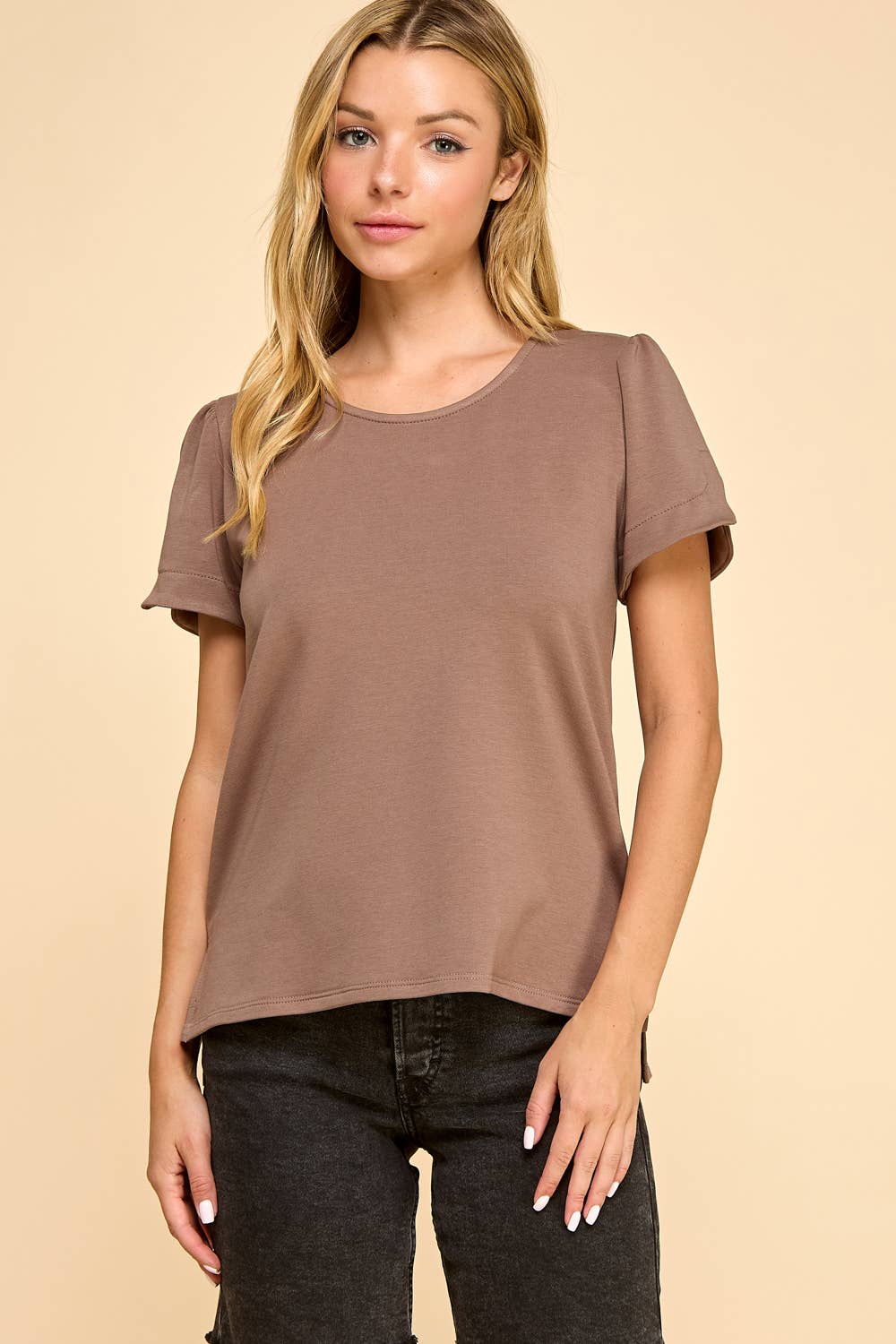 Les Amis - Wholesale Knit Top - Women's - Knit Side Slit Top5