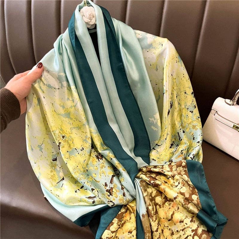 OceanusSwim - Wholesale Scarf - Women's - 2023 Korean Style Silk Scarf Shawl Wrap5