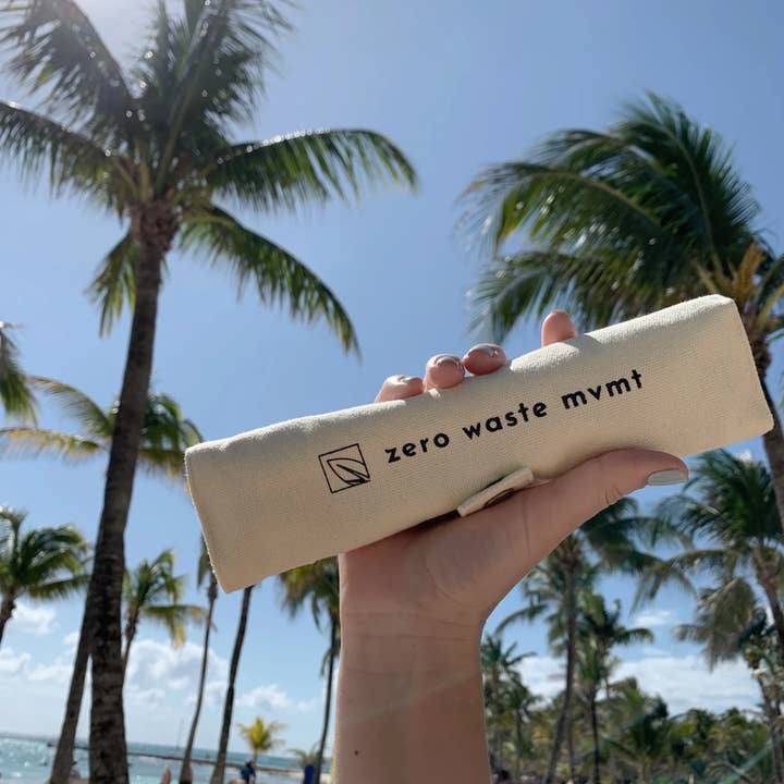 Zero Waste MVMT - Wholesale Assorted Cutlery Set - Travel Bamboo Cutlery Set | Eco-Friendly Utensils with Pouch5