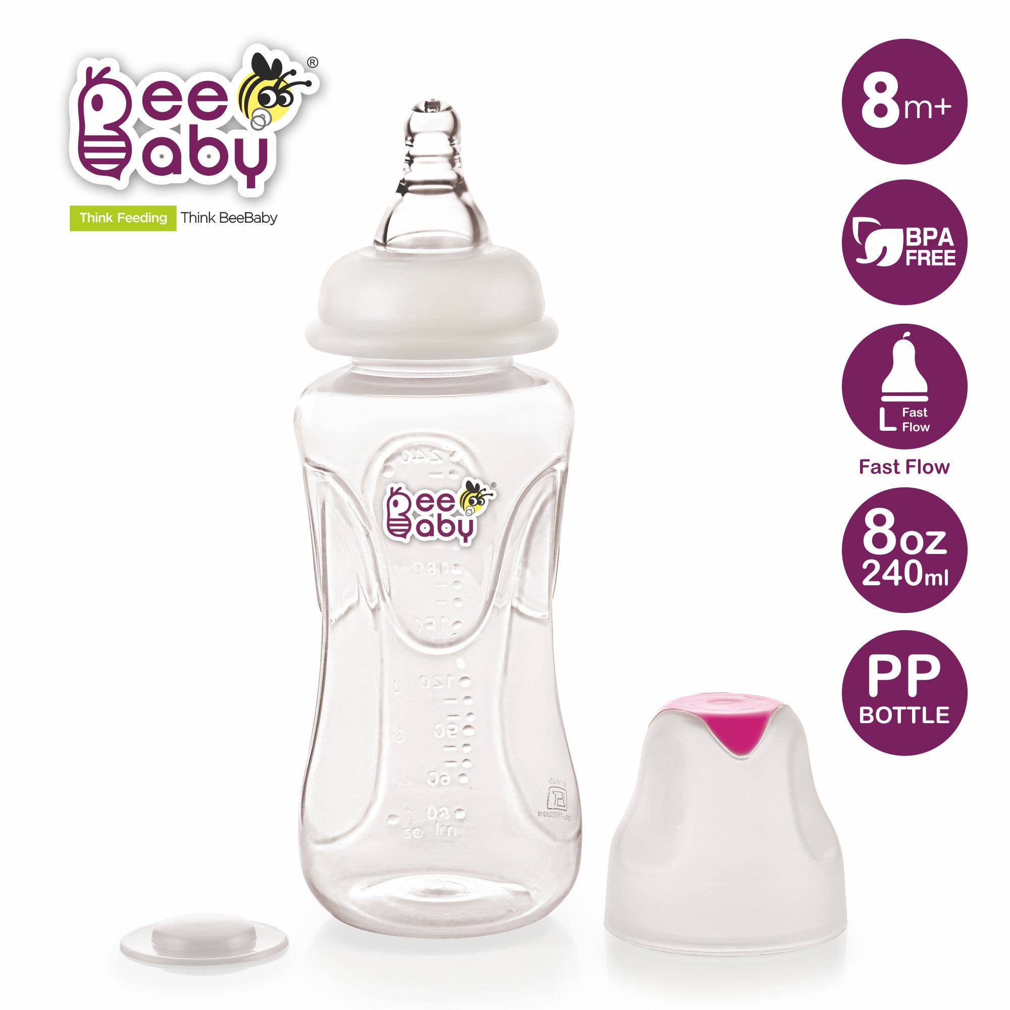Beebaby - Wholesale Baby Bottle - Comfort Standard Neck Feeding Bottle 240ml / 8oz.6