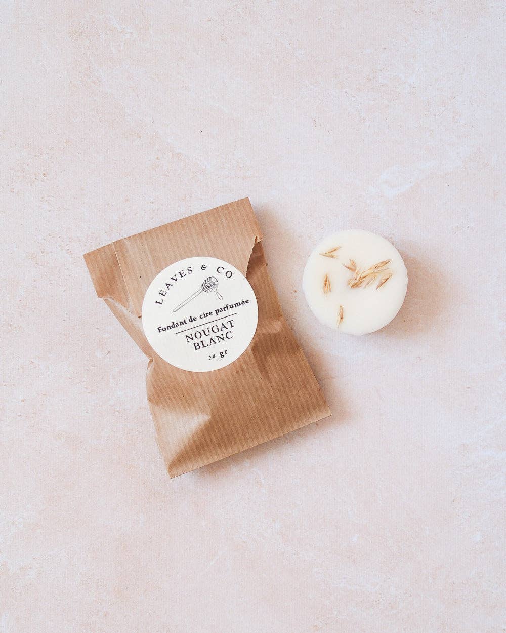 Leaves & Co – wholesale Wax melt – Scented wax melt - White nougat0