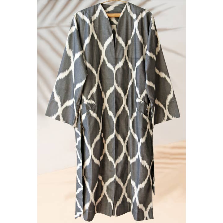 Caftan Ikat en Coton 027 pour la vente par MIASETA