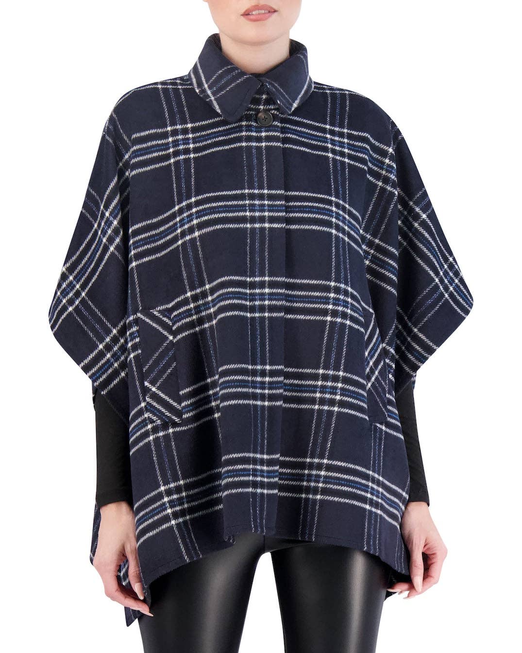 Ookie & Lala / O&L - Wholesale Cape - Women's - Vegan Cashmere Plaid Cape8