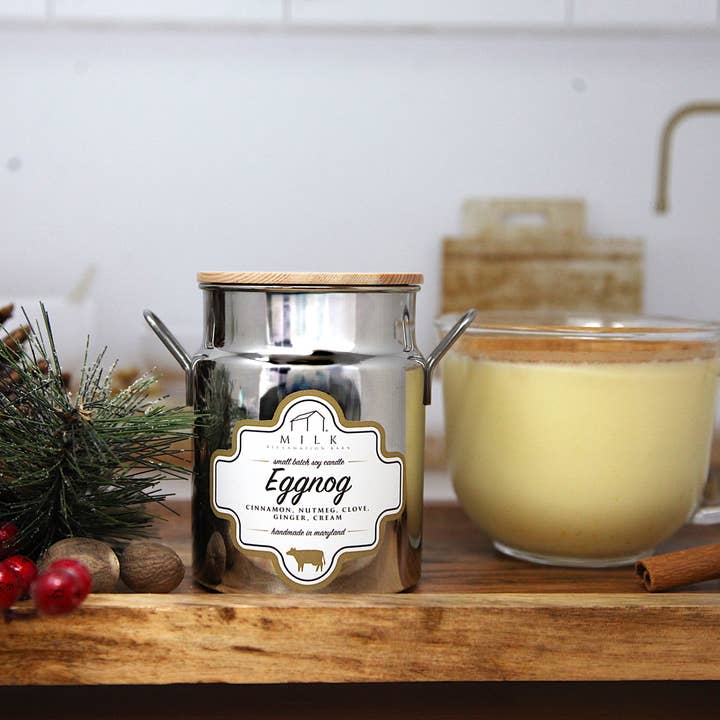 Milk Reclamation Barn - Wholesale Jar/Filled Candle - Stainless Milk Churn Candle - 12.5 oz64