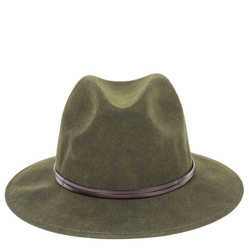 TRAVAUX EN COURS... - Wholesale Fedora - Women's - FELT HAT - leather band, sewn brim40