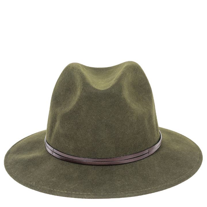 TRAVAUX EN COURS... - Wholesale Fedora - Women's - FELT HAT - leather band, sewn brim40
