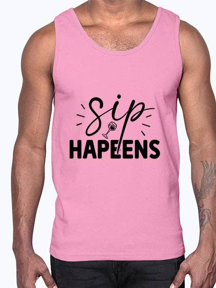 sip happens 1533#- vin- Débardeur en coton pour la vente par tshirt unlimited