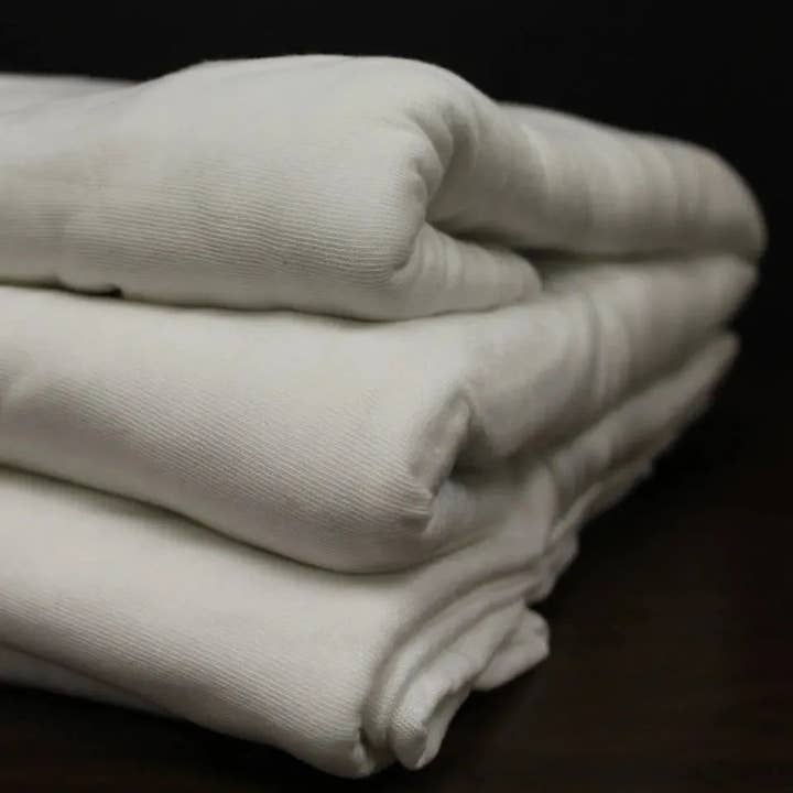 Knitted Fitted Sheet & Blended Stretcher Sheets 12 PK for wholesale by Rifz Textiles Inc
