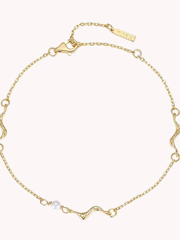 Pulseira Kaito - banhada a ouro por atacado de Nava Copenhagen