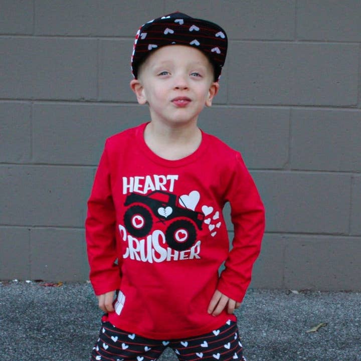 Crusher LS skjorte, rød (spædbarn, småbørn, ungdom, voksen) for engroshandel hos Micro Me