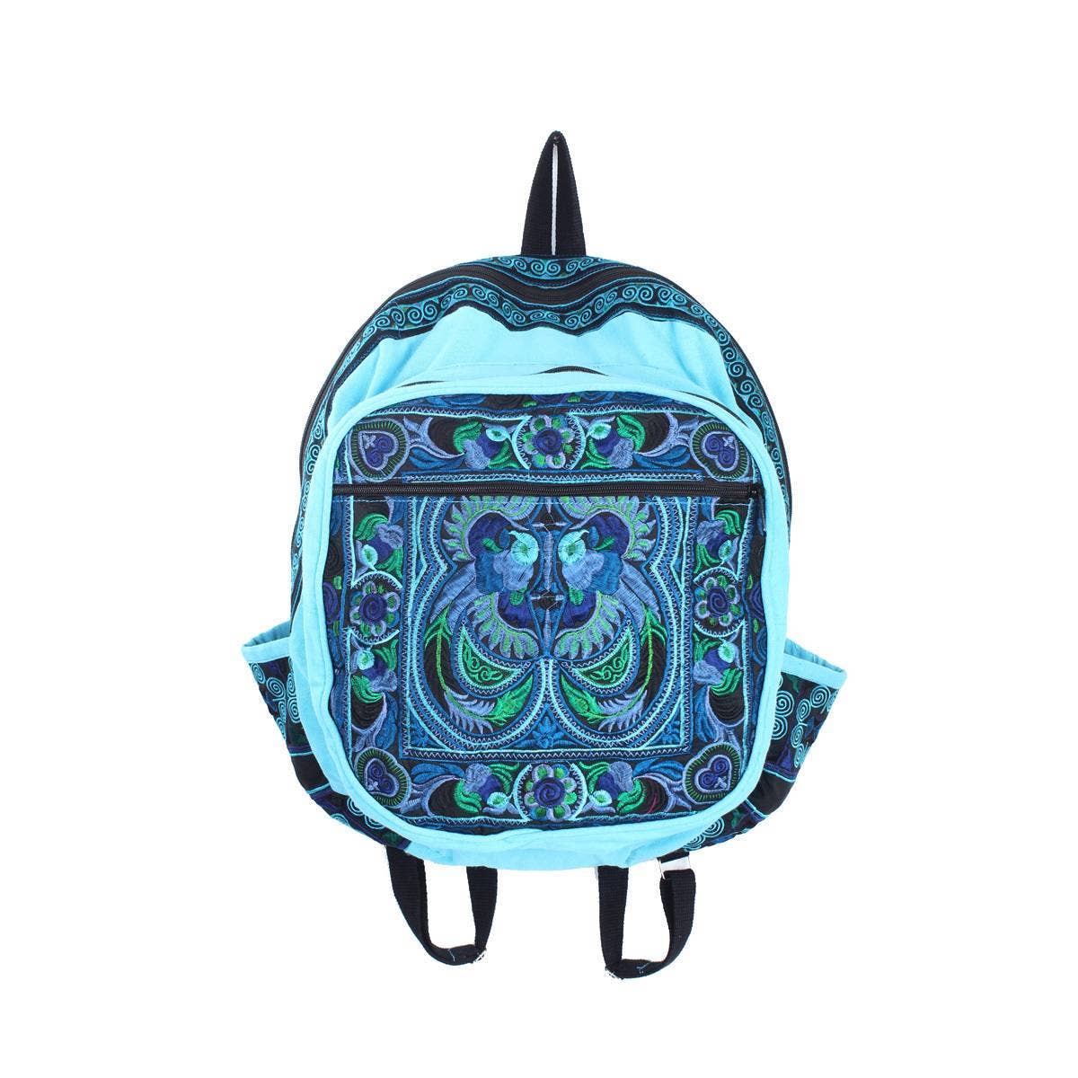 Lumily - Wholesale Backpack - Women's - Tribal Bird Embroidered Hmong Backpack - Thailand6