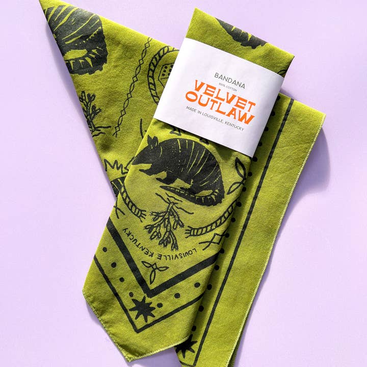 Velvet Outlaw - Wholesale Bandana - Unisex - Triangle Armadillo Bandanas - Multiple Colors4