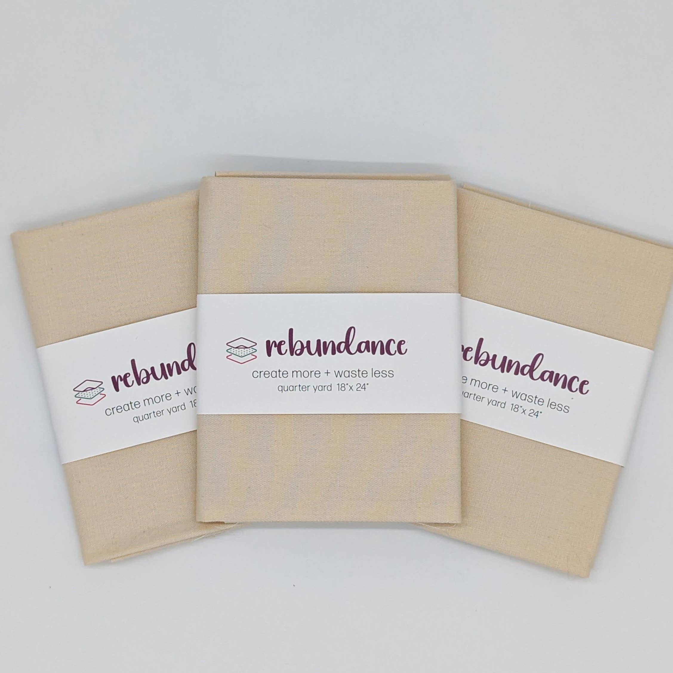 Rebundance LLC - Wholesale Fabric - Quarter Yard Fabric - Autumn Solids - Upcycled - Case of 1210