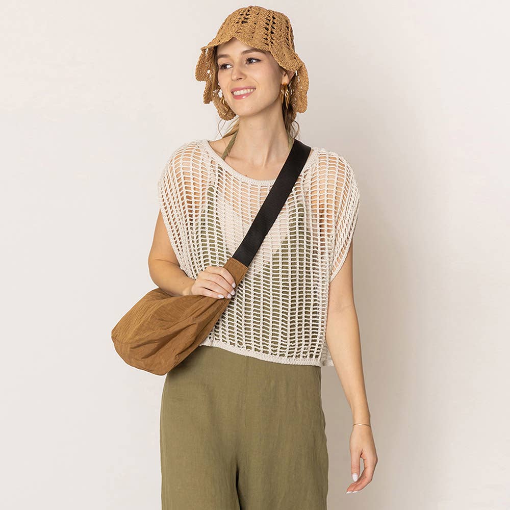 Sensibling Corp. - Vente Sac à bandoulière – femme - Sac à bandoulière Crescent5