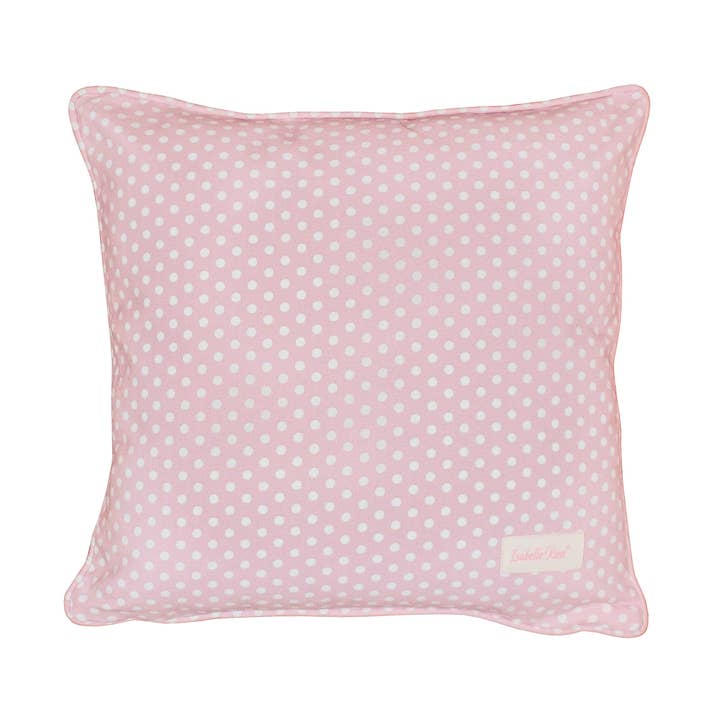 Cushion with filler Polka dot pink 45x45 cm Isabelle Rose for wholesale by Isabelle Rose