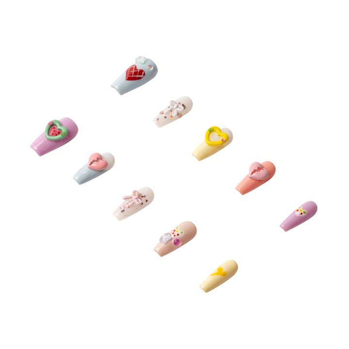 3H Luxury Handmade Press-on Nails - Kawaii Crush for wholesale by 3H Nails