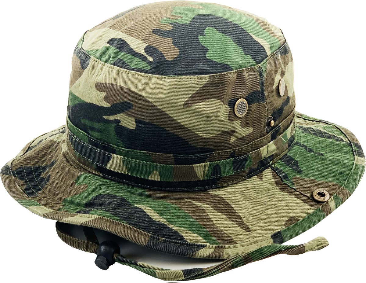 KBETHOS - Wholesale Bucket hat – Unisex - Solid Boonie Hat With String (Fitted)10
