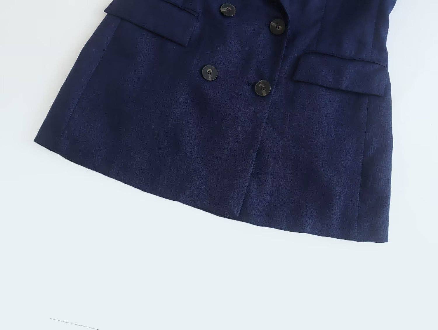 Marayn - Wholesale Suit Set - Women's - Linen Suit Set Blazer Vest and Trousers  Chic Export6