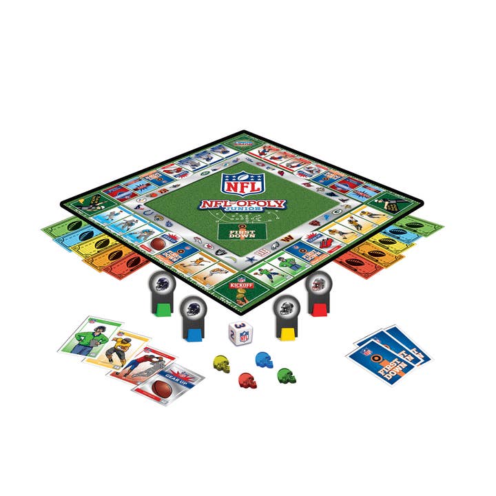 Masterpieces Puzzles - Wholesale Board Game - NFL Opoly Junior Board Game