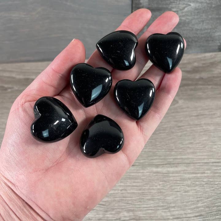 Obsidian Pocket Hearts – Black Crystal Hearts for Retailers and other Purchase Wholesale raw obsidian. Free Returns & Net 60 Terms on Faire trending on Faire.