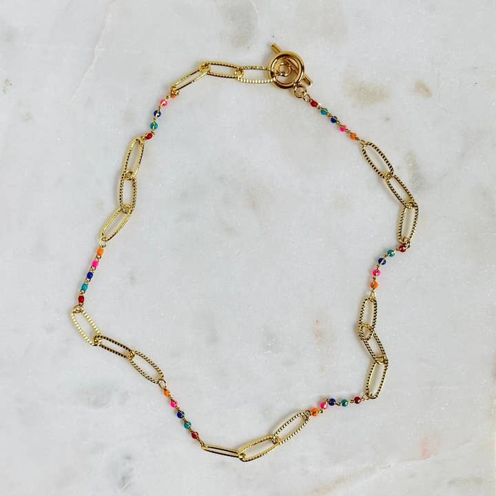 Toggle Chain Necklace for wholesale by Alexandra Kathlyn Accessories