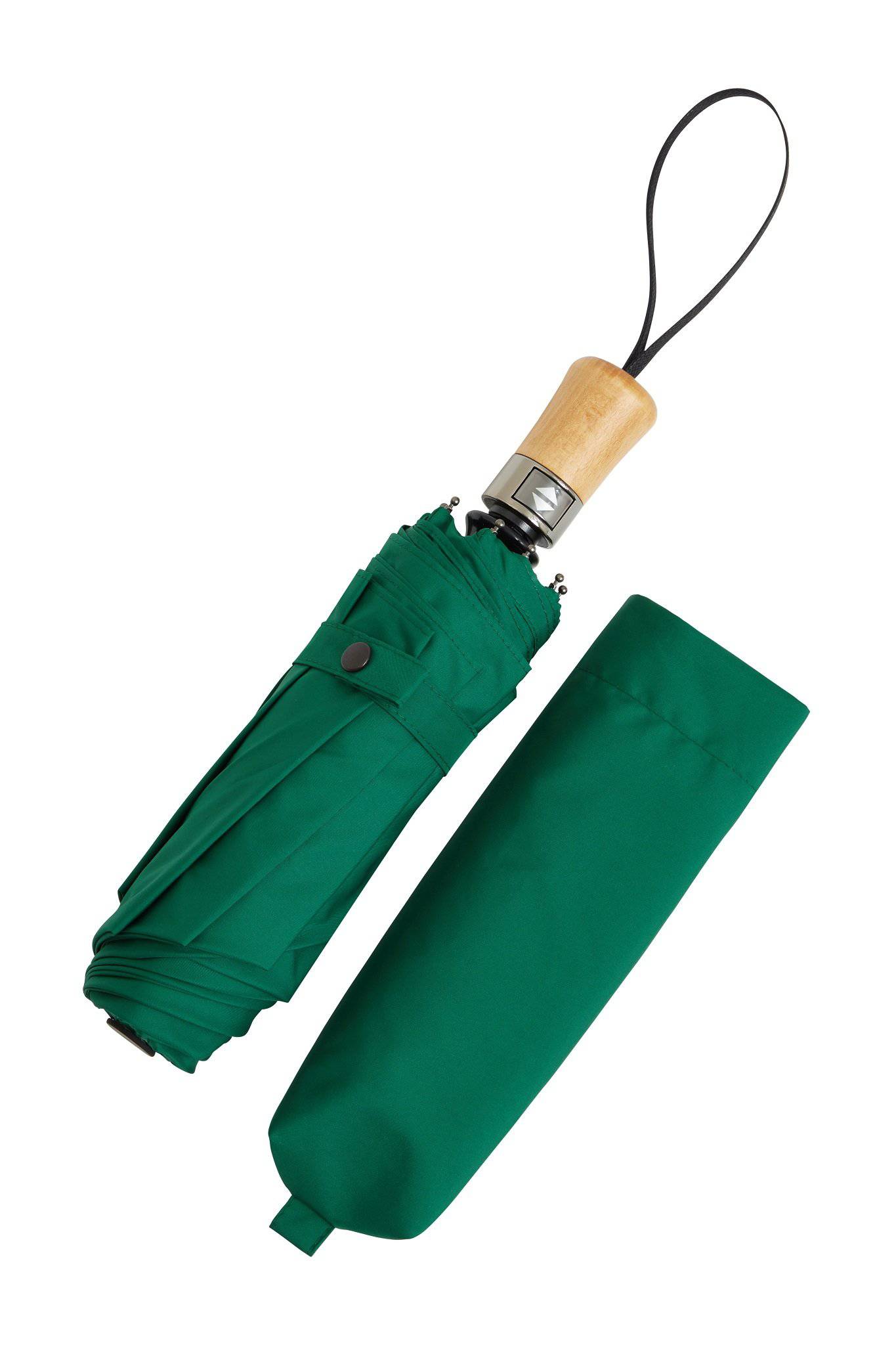McInce Collections - Wholesale Umbrella - Unisex - Auto Open/Close Ince Folding Umbrella - Beechwood Handle10