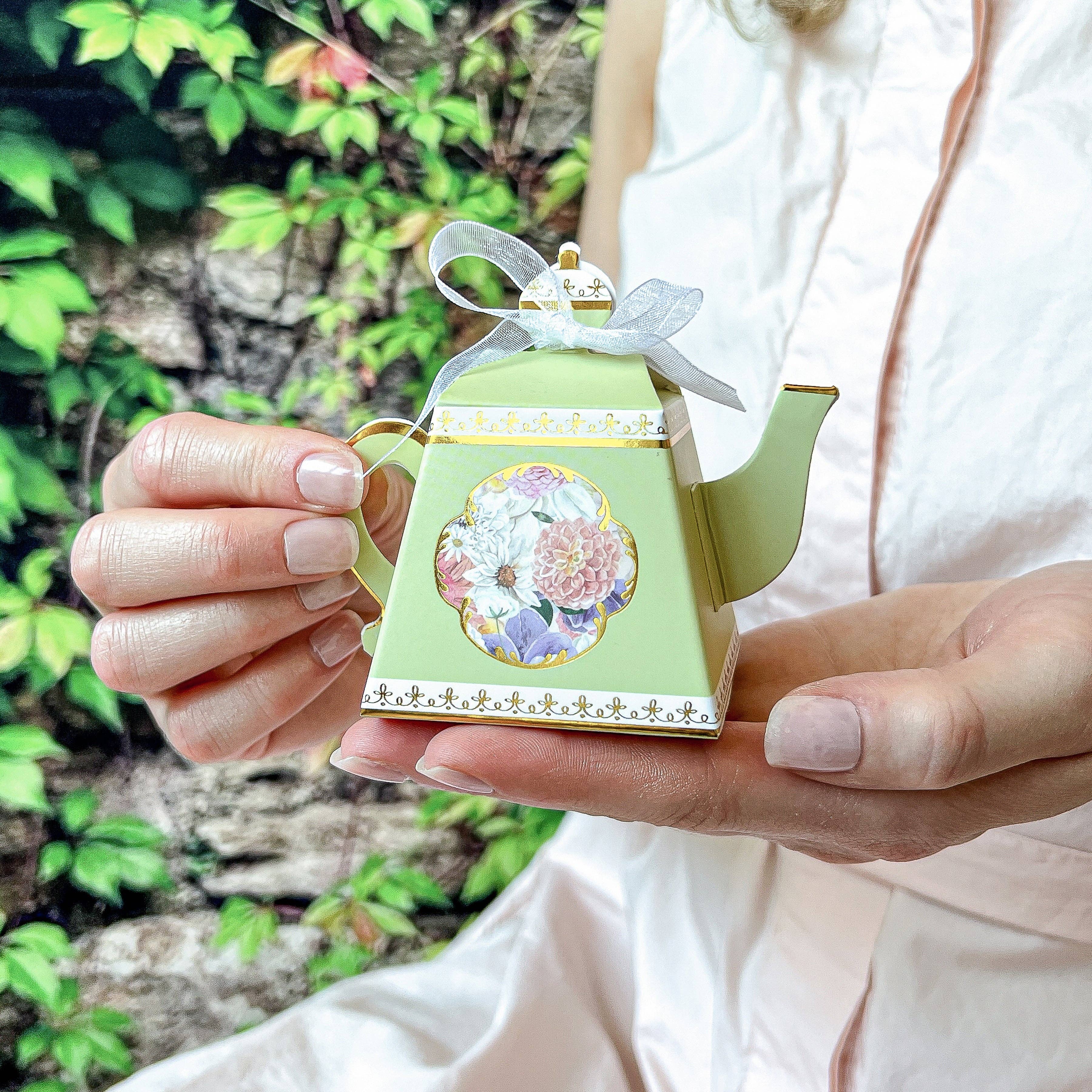 Kate Aspen - Wholesale Party Favor Bag/Box - Tea Time Party Favor Box - Assorted (Set of 24)7