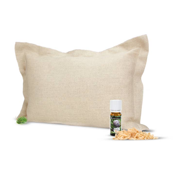 Zirbenkissen (22x34cm) + Bio Zirbenöl (10ml) für den Großhandel von Zirbelino