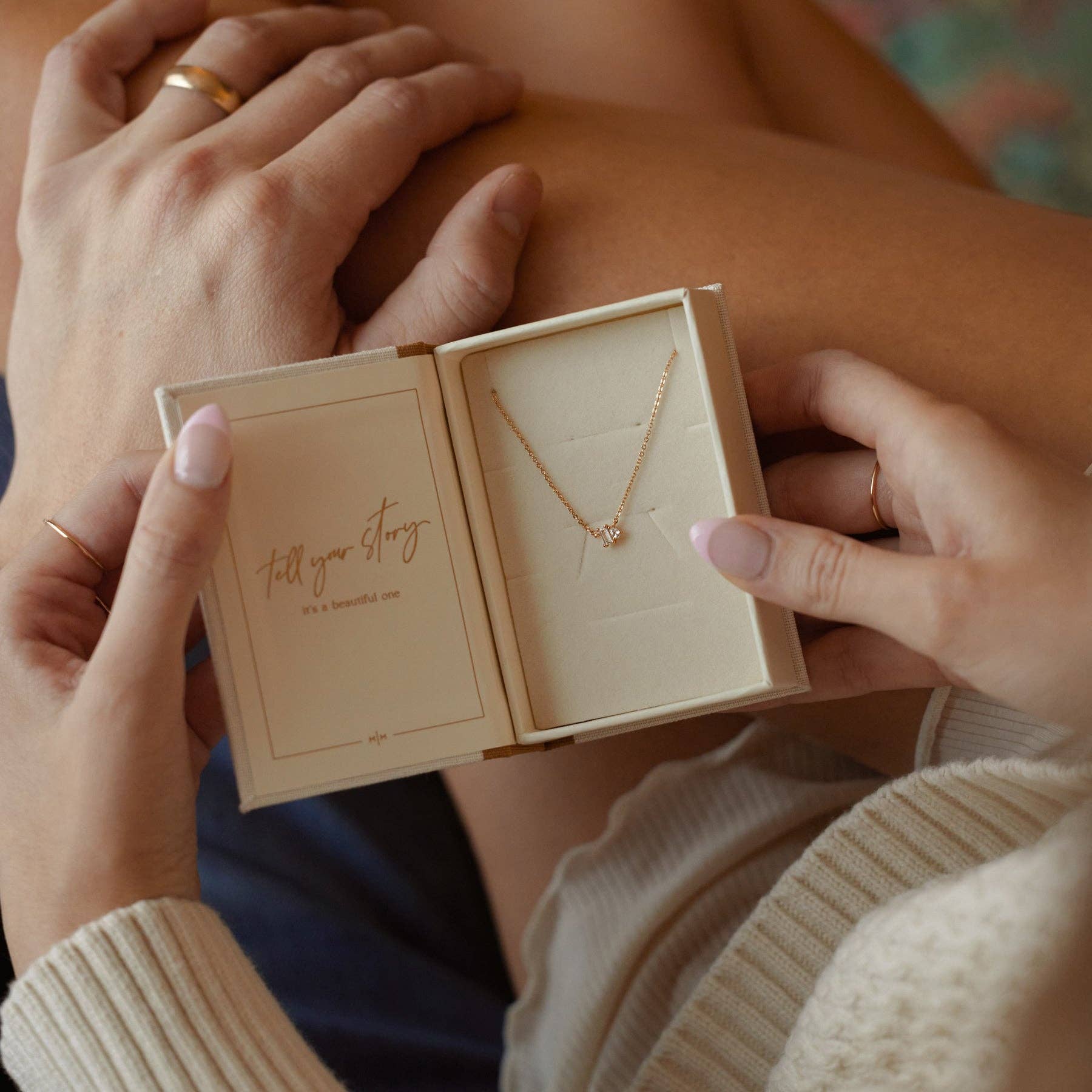 Made By Mary - Wholesale Pendant/Charm Necklace - Toi et Moi Necklace8