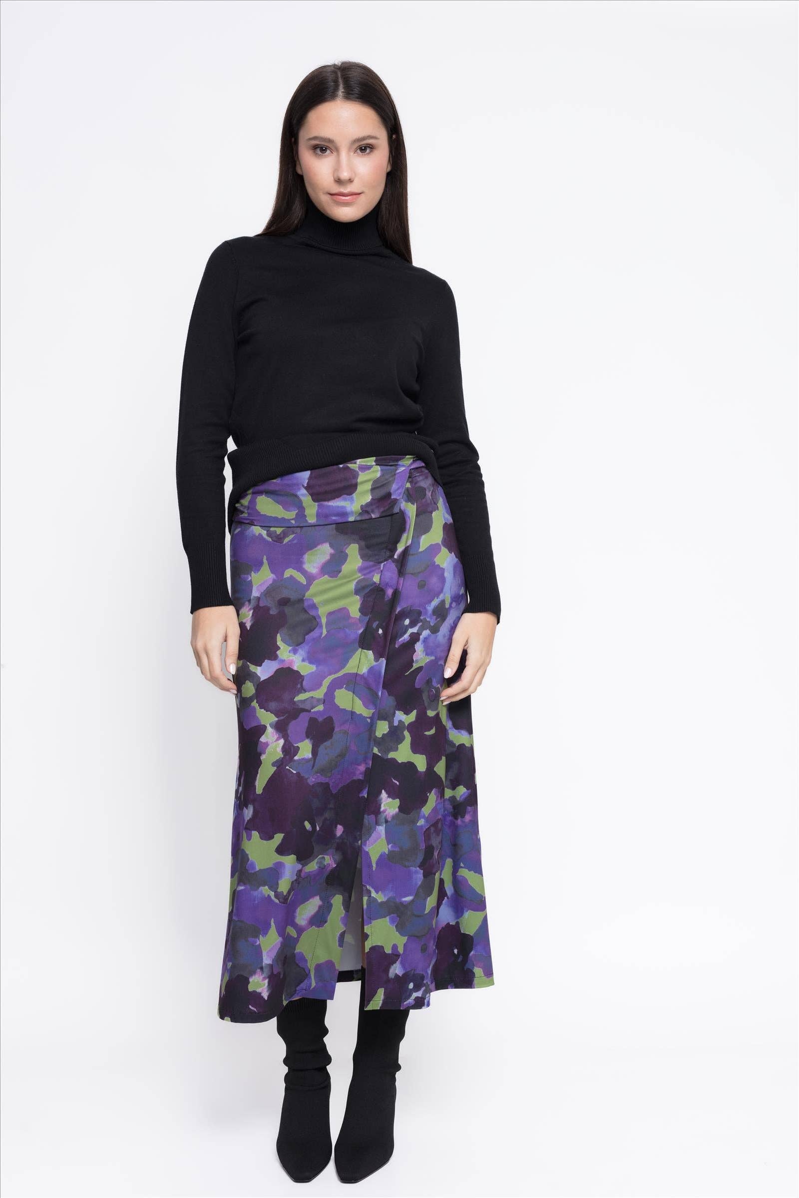 CMS Love - Wholesale Knit Top - Women's - BASIC VISCOSE KNIT TURTLENECK JERSEY B2B8