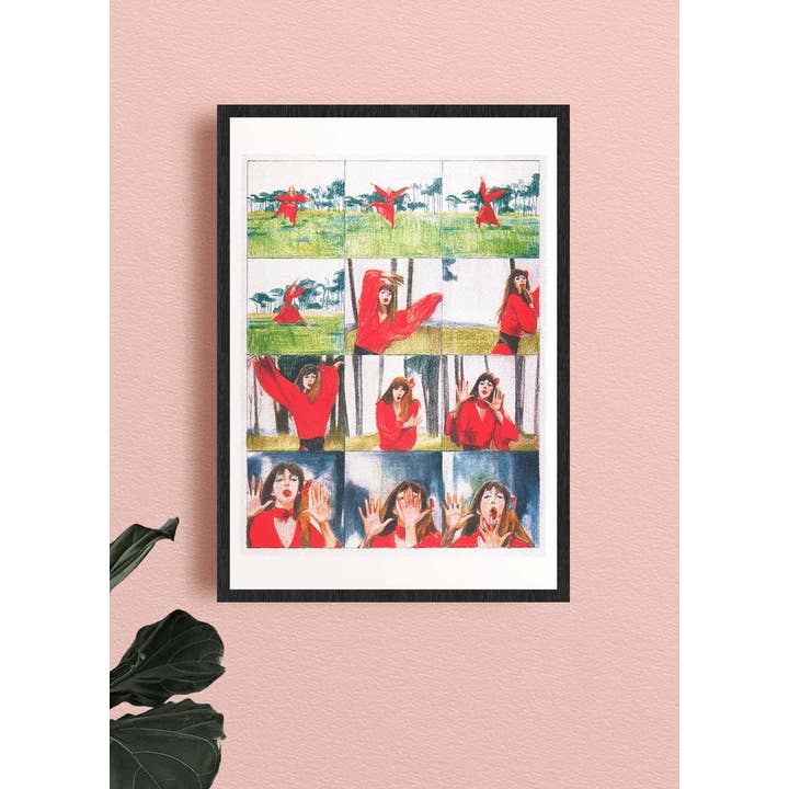 KIBLIND Atelier - Wholesale Poster - A3 poster - Kristina Tzekova - Kate Bush Wuthering Heights2