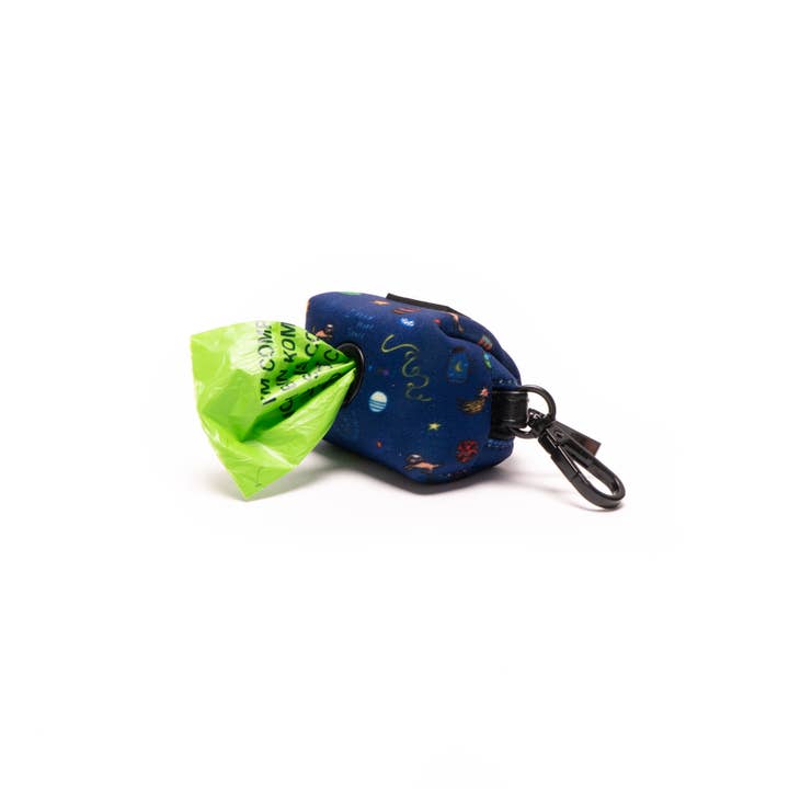 Lucy & Co. - Wholesale Pet Poop Bag Dispenser - Space Doodle Poop Bag Holder