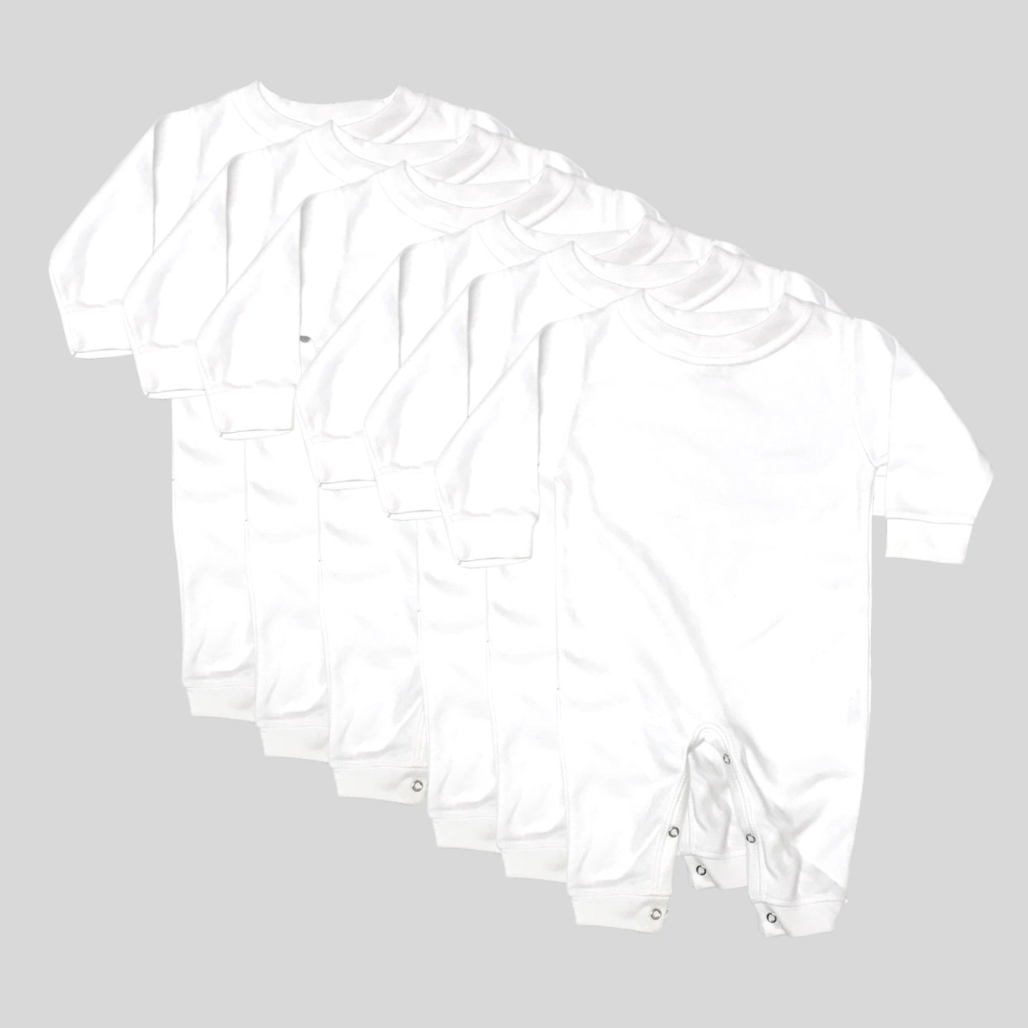 Laughing Giraffe - Wholesale Sleepsuit - Baby - Baby Blank Long Sleeve Sleep N Play Romper Infant Jumpsuit2