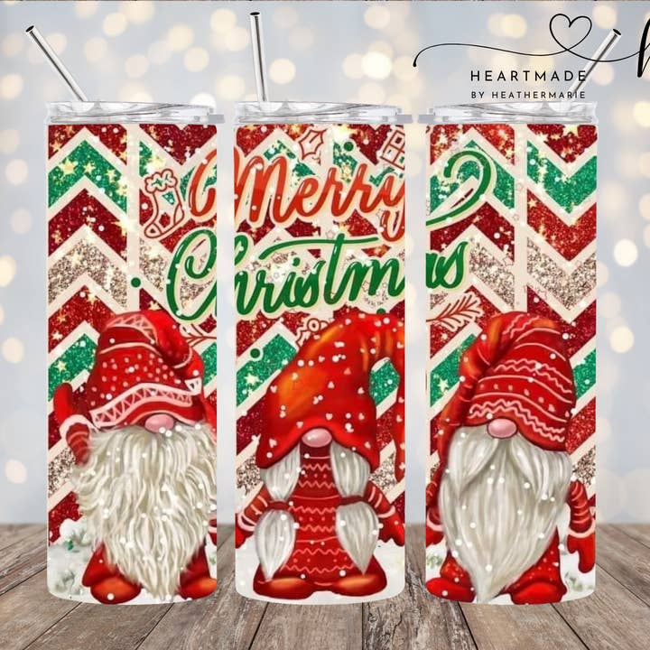 Gobelet Joyeux Noël Gnomes pour la vente par Heartmade By Heather Marie, LLC