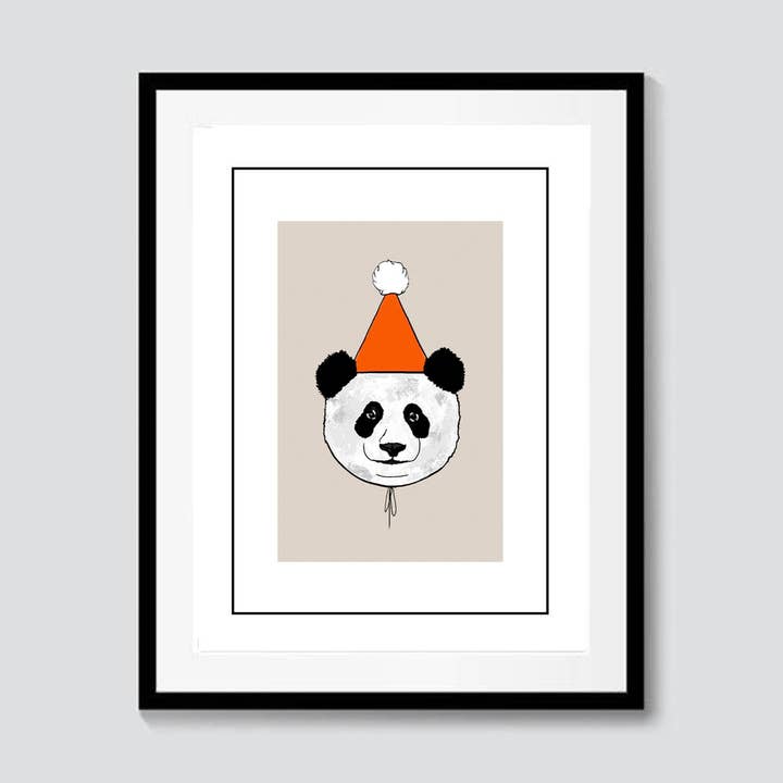 Panda A4 Art Print for wholesale by STETCH