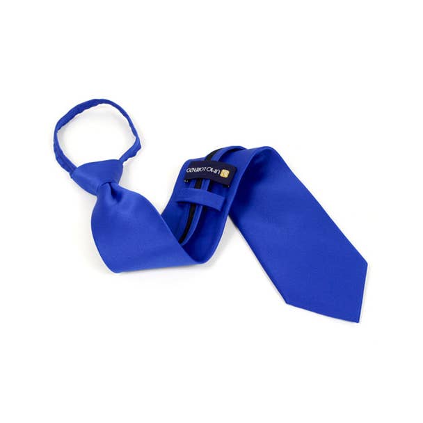 Selini New York - Wholesale Necktie - Men's - Poly Solid Zipper Tie25