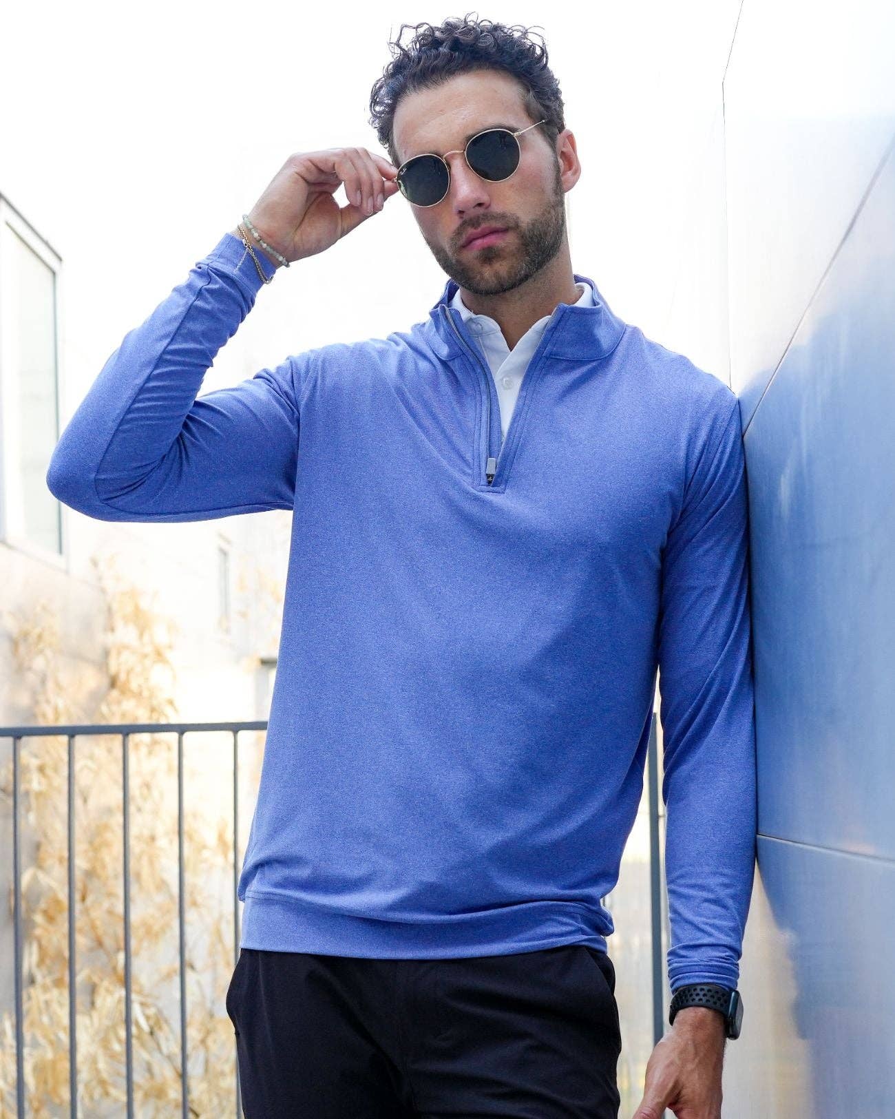 USA Palm – Polo - Homem por atacado – Fecho de 1/4 Mesclado46