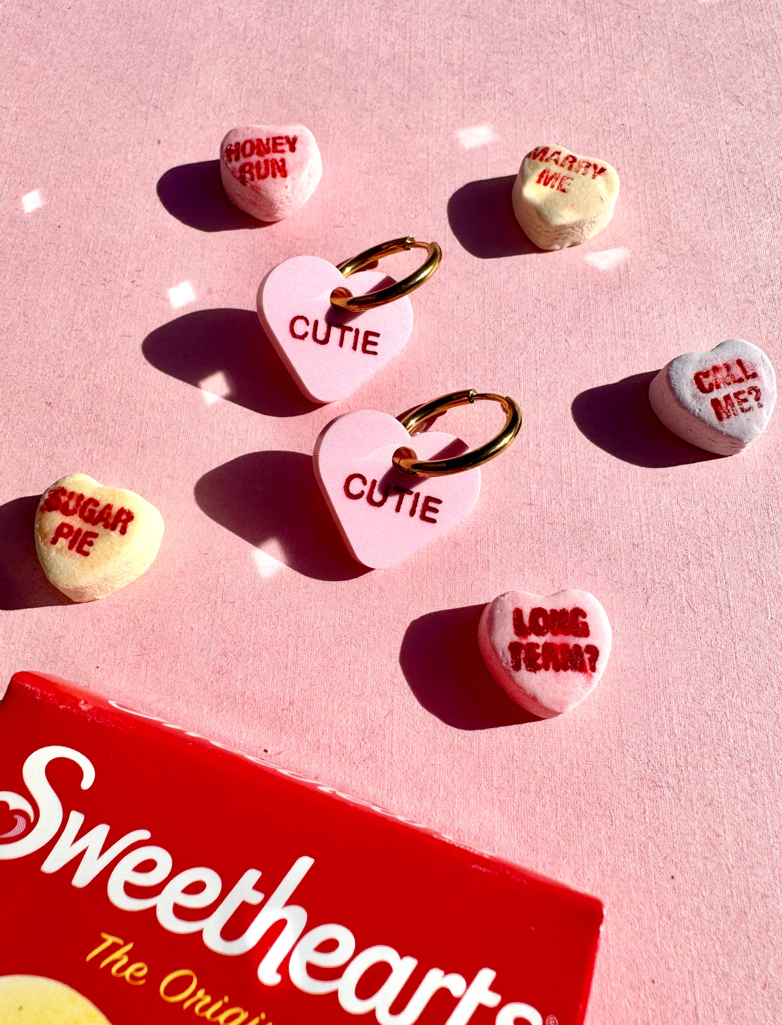 Not Picasso - Wholesale Dangle Earrings - Candy Sweetheart Minis7